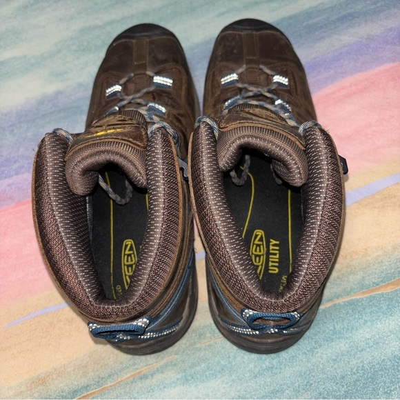 KEEN Utility Detroit XT Waterproof Work brown Boots men’s size 10 D - Picture 6 of 8